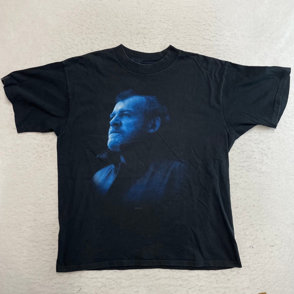 Joe Cocker T-Shirt Mens XL Black 1995 World Tour Graphic Double Sided